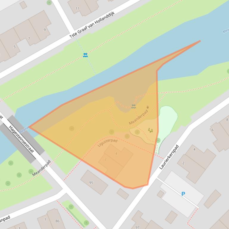 Kaart van postcodegebied 4125RP.