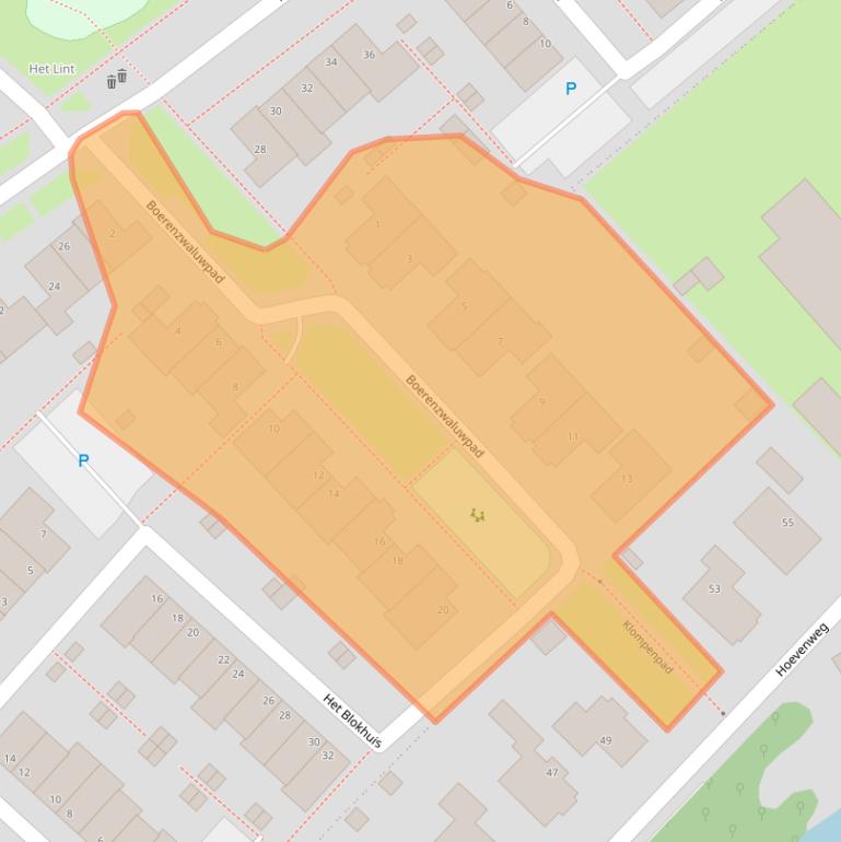 Kaart van postcodegebied 4125RW.