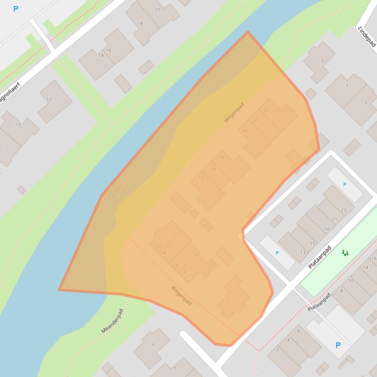 Kaart van postcodegebied 4125SP.