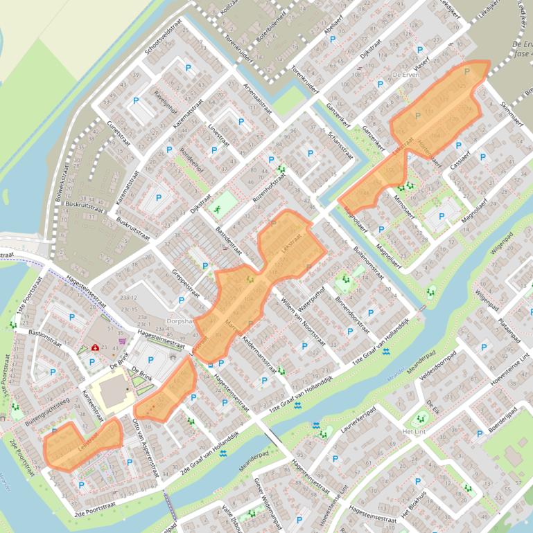 Kaart van postcodegebied 4125TD.
