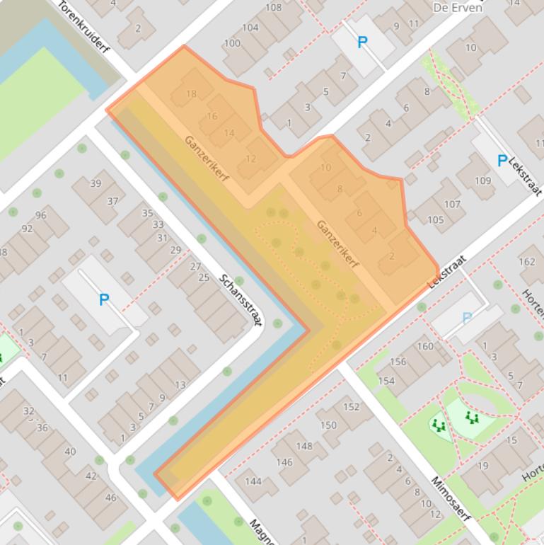 Kaart van postcodegebied 4125VR.