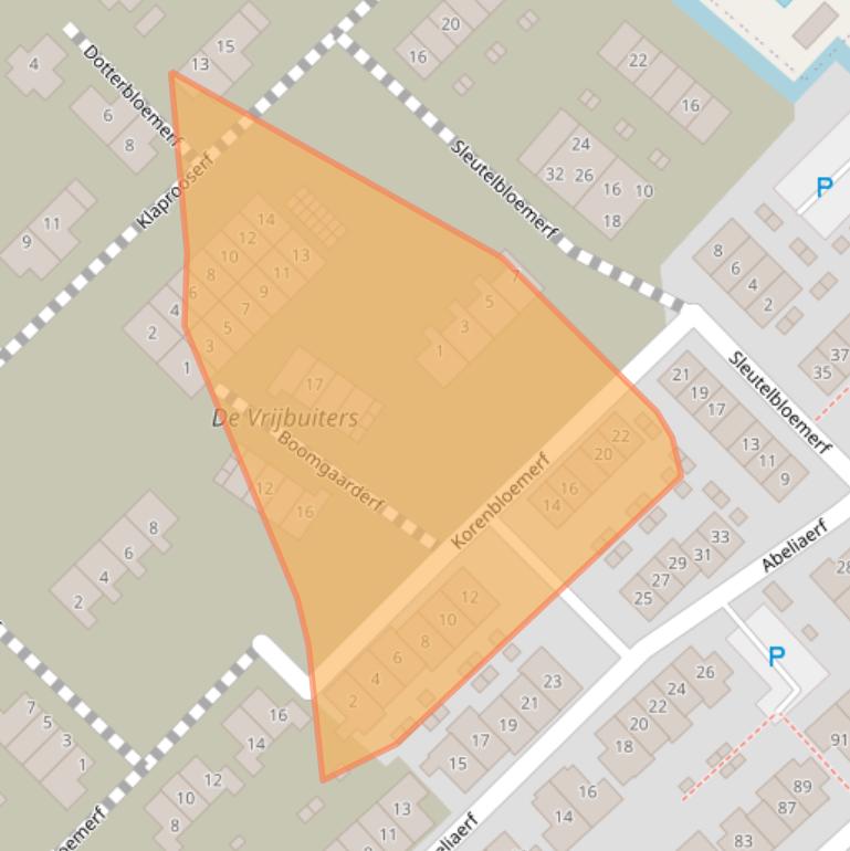 Kaart van postcodegebied 4125WK.