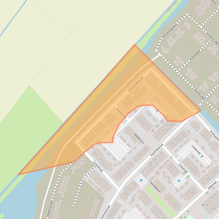 Kaart van postcodegebied 4125WR.