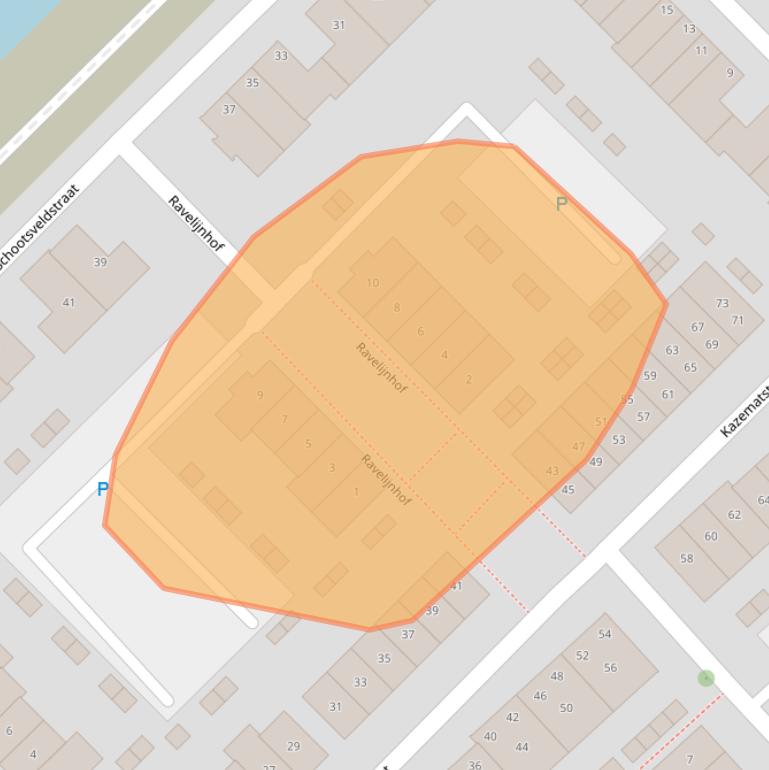 Kaart van postcodegebied 4125WS.