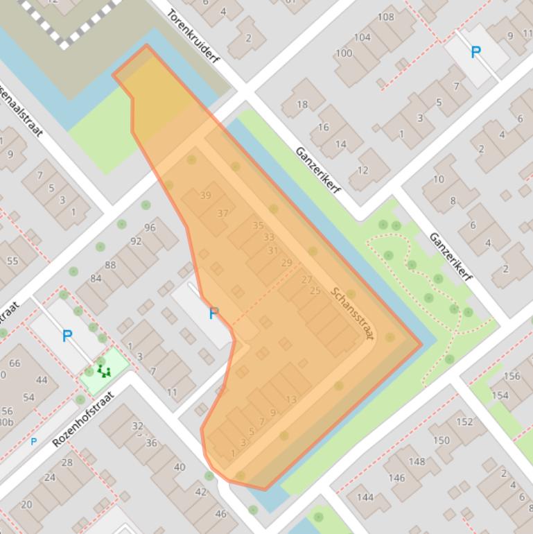 Kaart van postcodegebied 4125XR.