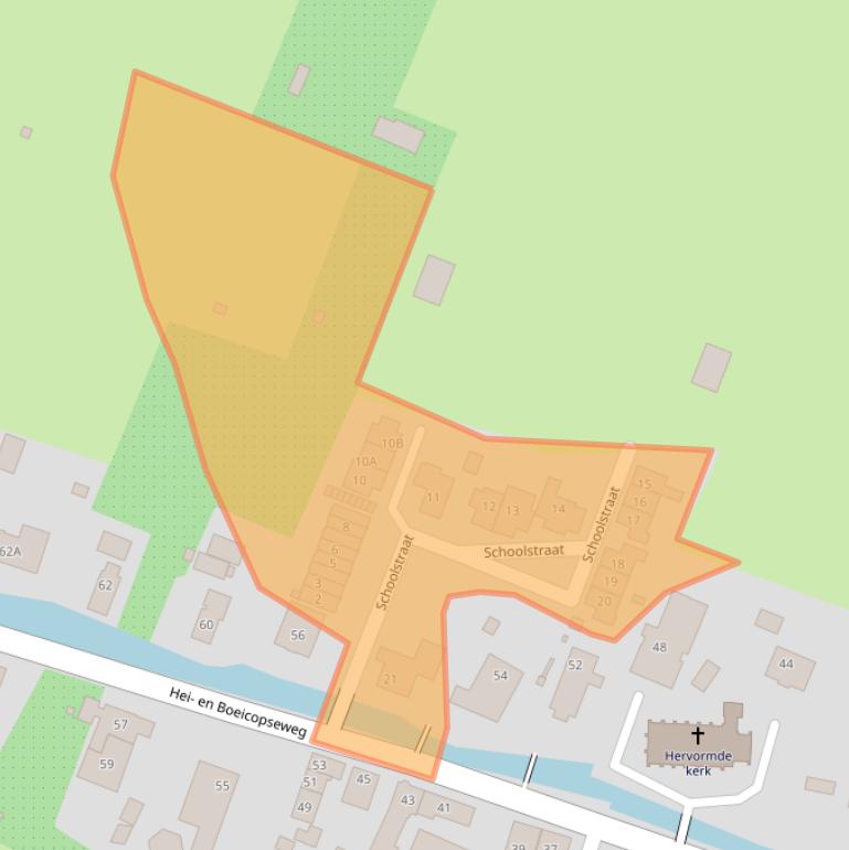 Kaart van postcodegebied 4126RB.