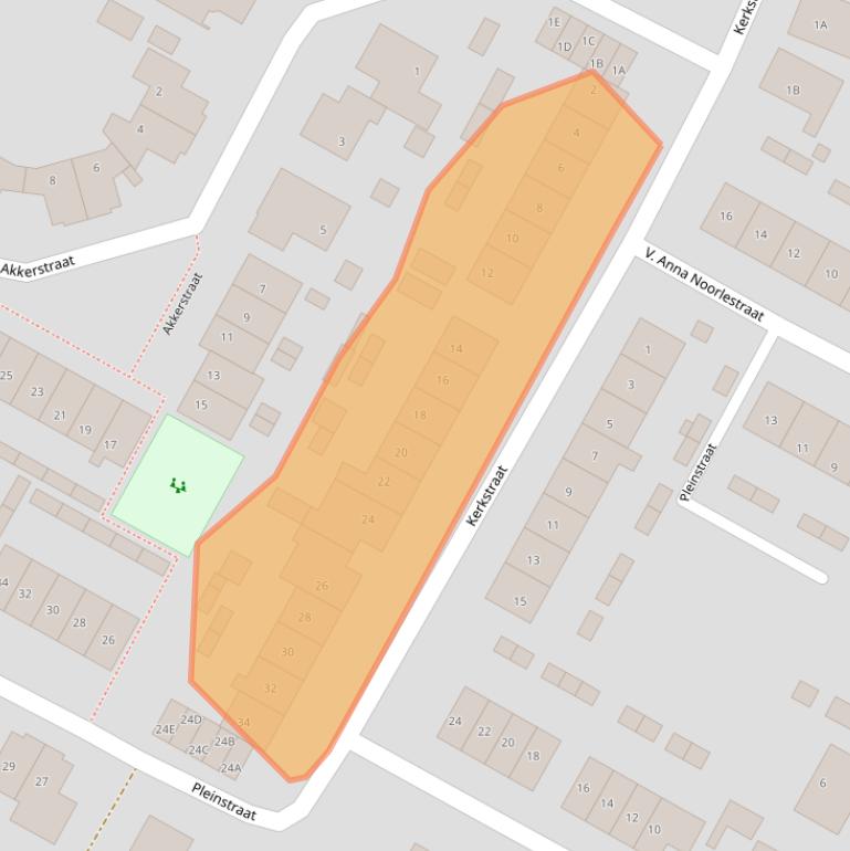 Kaart van postcodegebied 4126RS.