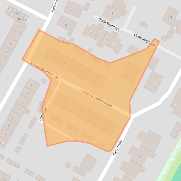 Kaart van postcodegebied 4126RV.