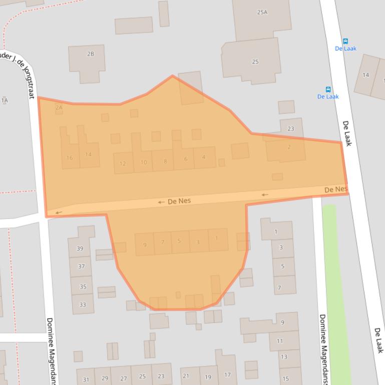 Kaart van postcodegebied 4128CC.