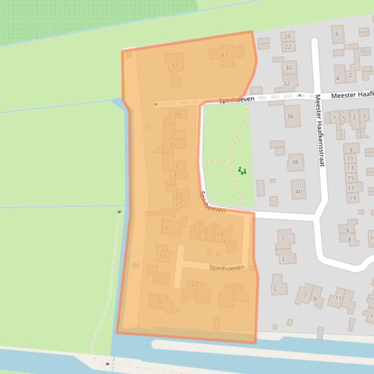 Kaart van postcodegebied 4128DA.