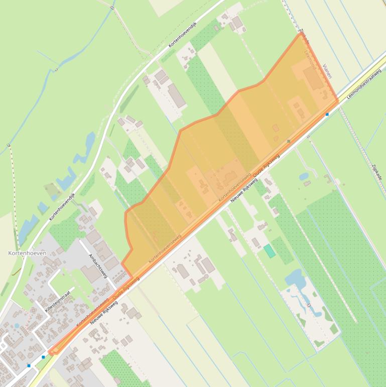 Kaart van postcodegebied 4128LD.