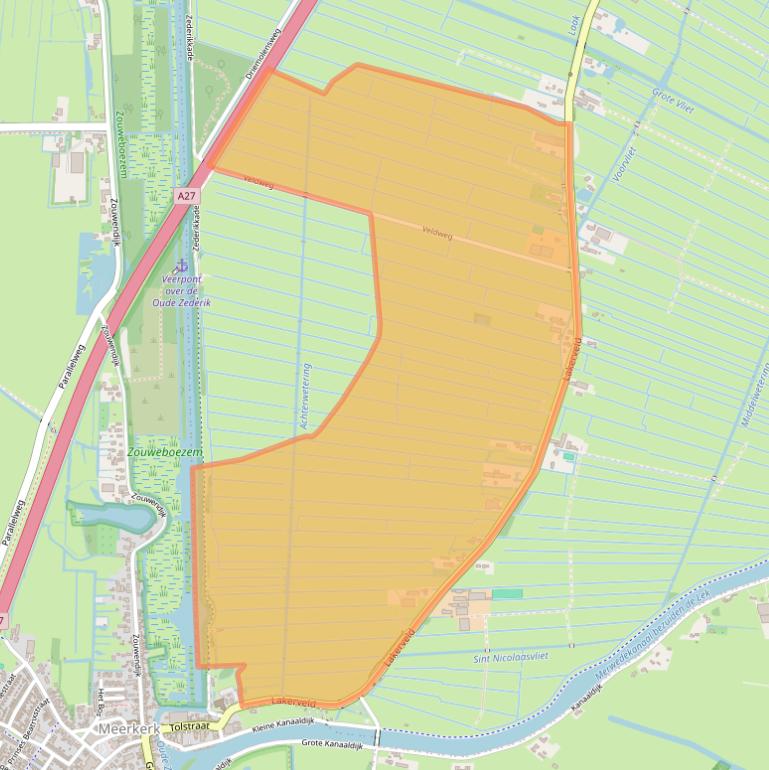 Kaart van postcodegebied 4128LH.