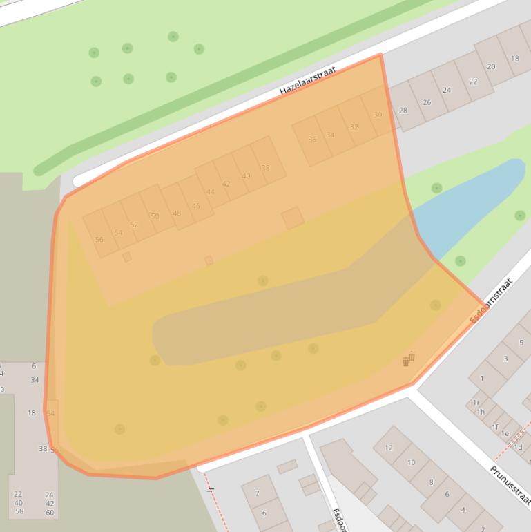 Kaart van postcodegebied 4131AC.