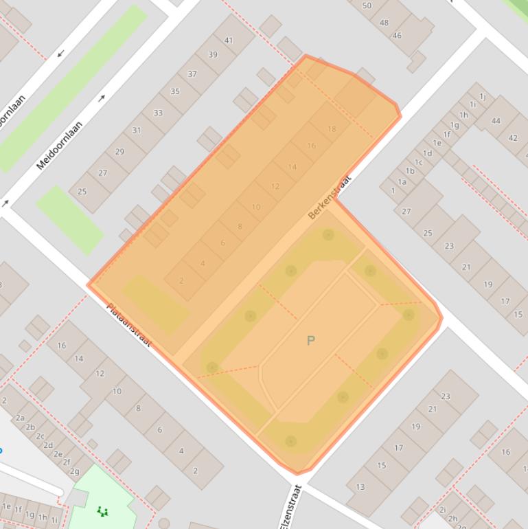 Kaart van postcodegebied 4131AM.