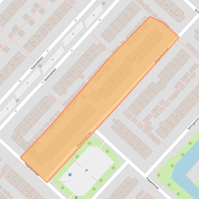 Kaart van postcodegebied 4131BB.