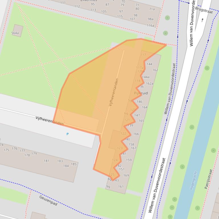 Kaart van postcodegebied 4131EH.