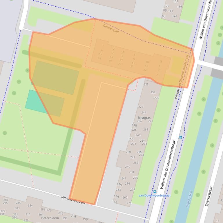 Kaart van postcodegebied 4131EN.