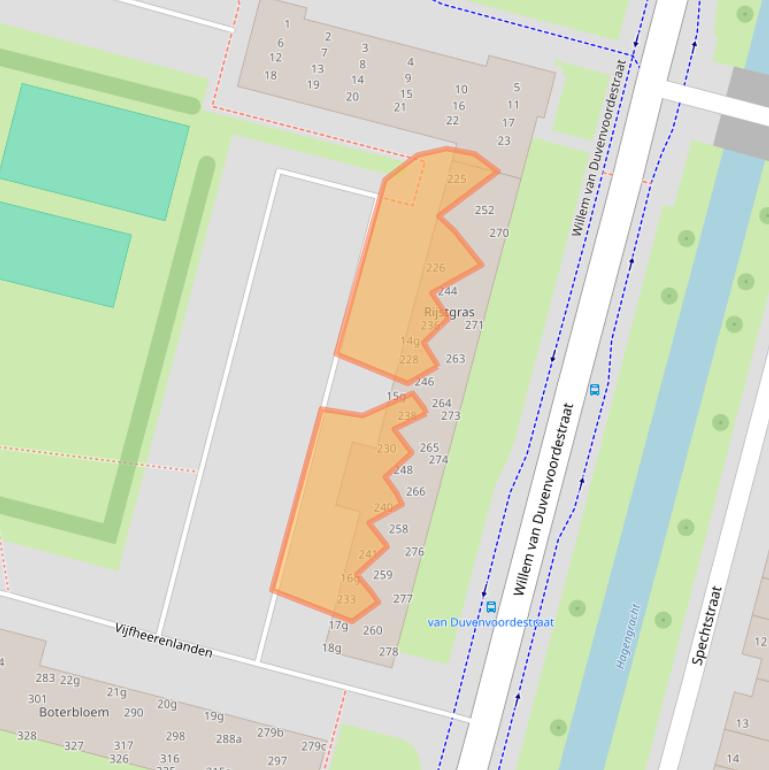 Kaart van postcodegebied 4131EP.