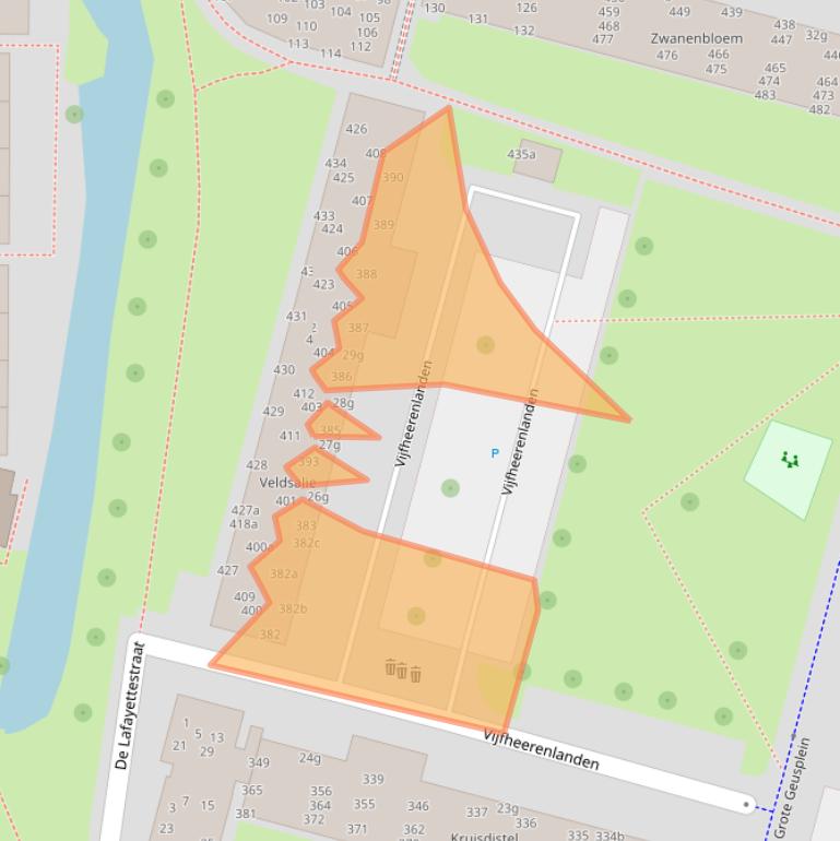 Kaart van postcodegebied 4131GH.