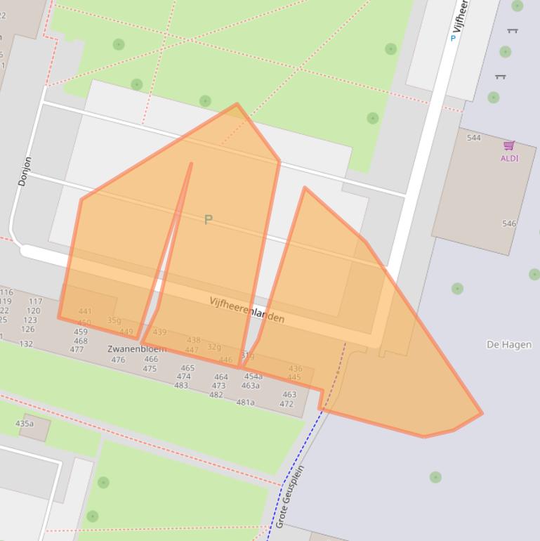 Kaart van postcodegebied 4131GL.