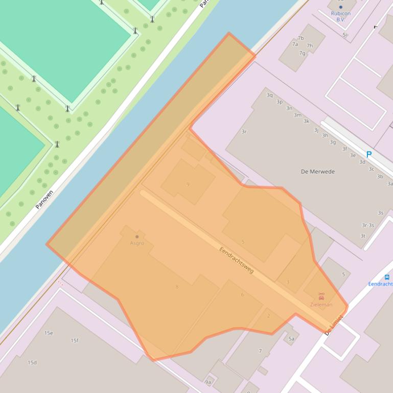 Kaart van postcodegebied 4131NS.