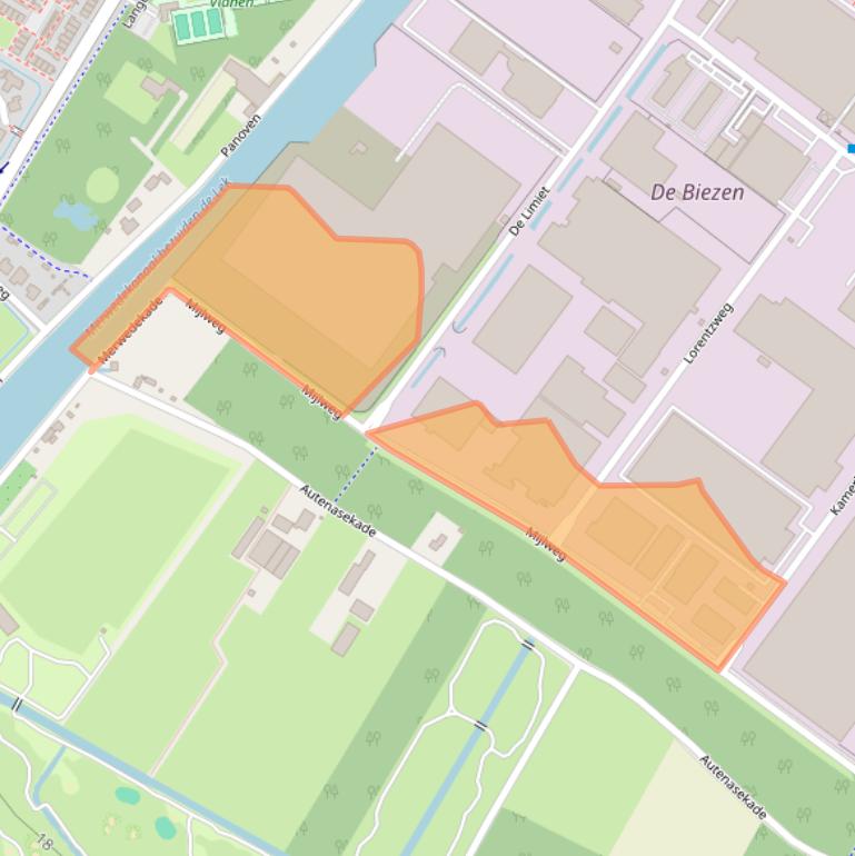 Kaart van postcodegebied 4131PJ.