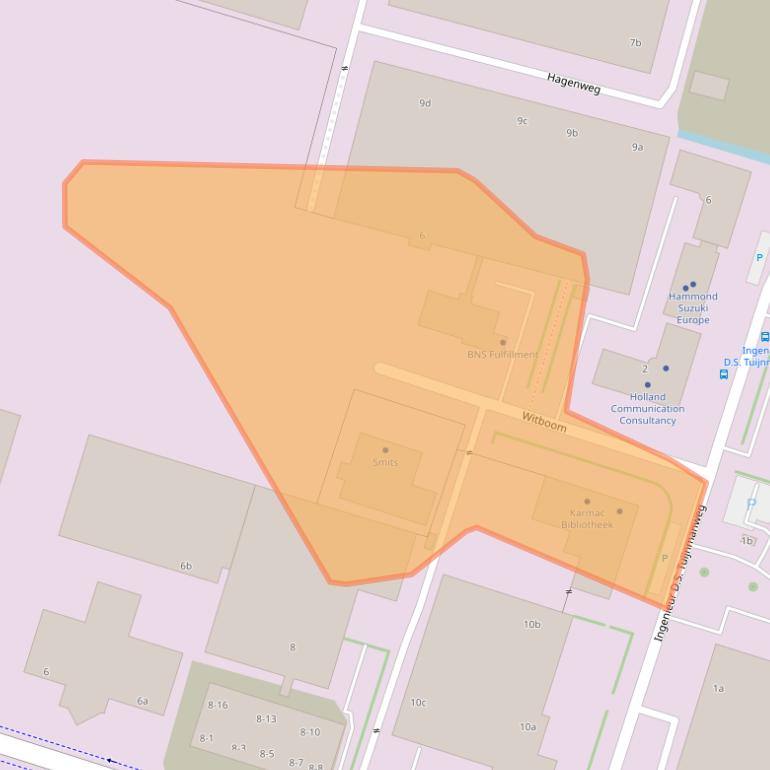 Kaart van postcodegebied 4131PL.