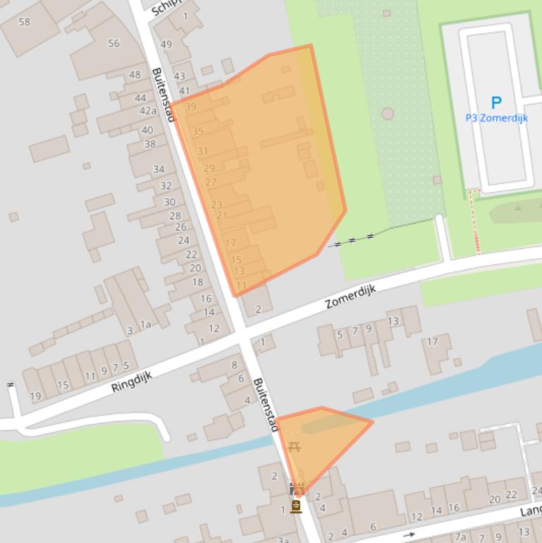 Kaart van postcodegebied 4132AA.