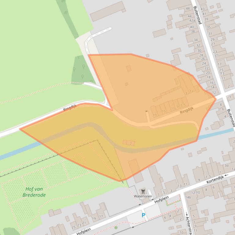 Kaart van postcodegebied 4132AD.