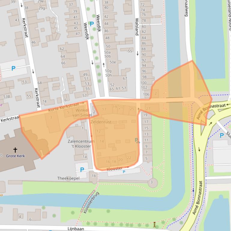 Kaart van postcodegebied 4132BJ.