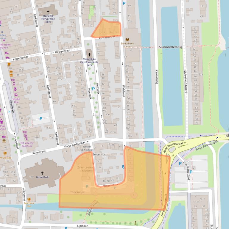 Kaart van postcodegebied 4132BM.