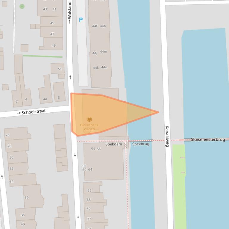 Kaart van postcodegebied 4132BP.