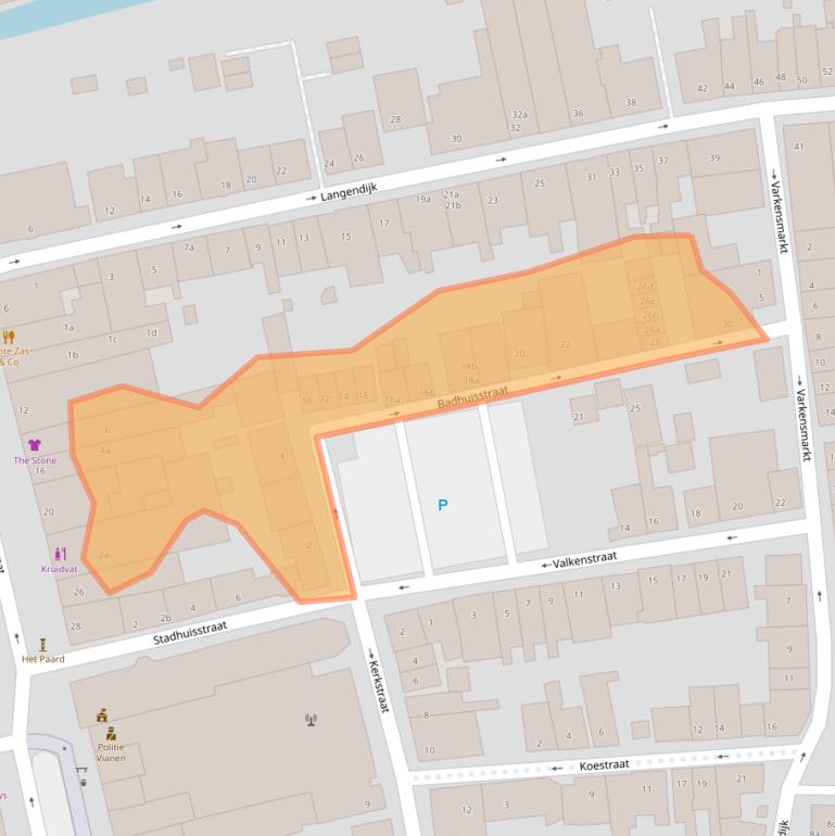 Kaart van postcodegebied 4132BR.