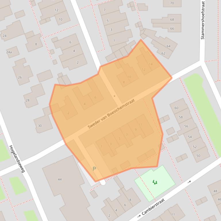 Kaart van postcodegebied 4132CN.