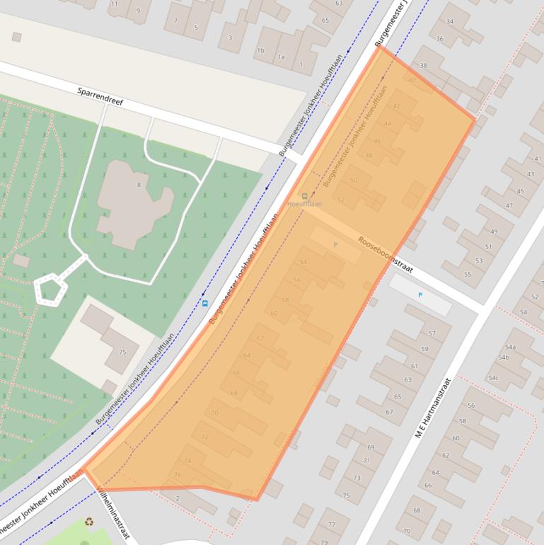 Kaart van postcodegebied 4132EC.