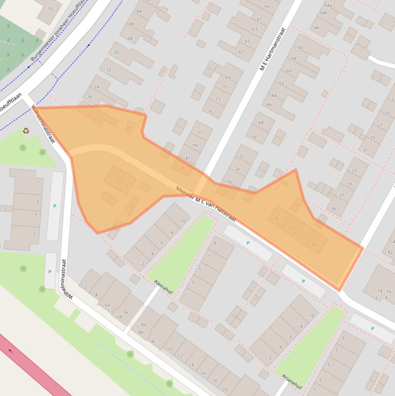 Kaart van postcodegebied 4132EH.