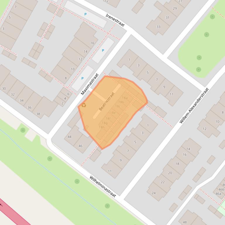 Kaart van postcodegebied 4132EN.