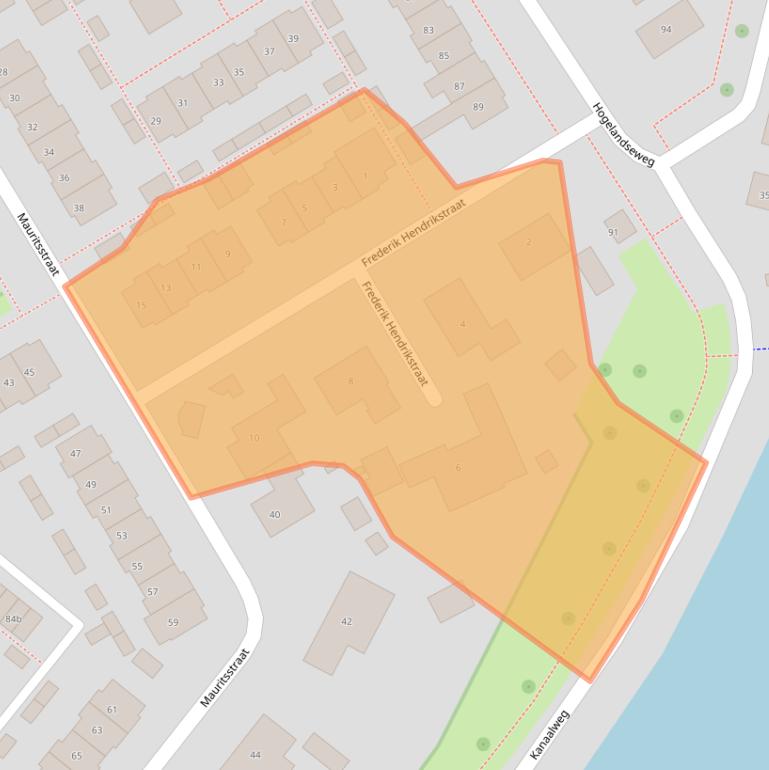 Kaart van postcodegebied 4132GH.