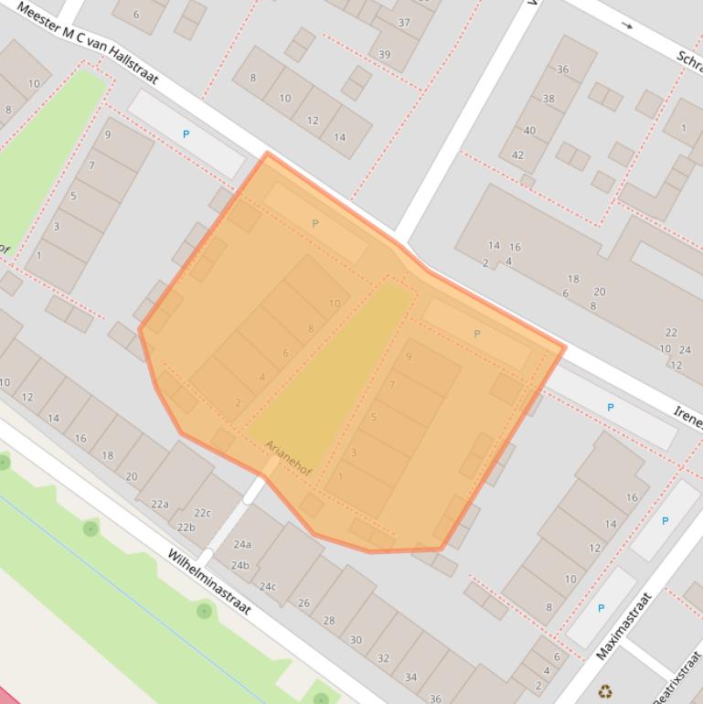 Kaart van postcodegebied 4132GL.