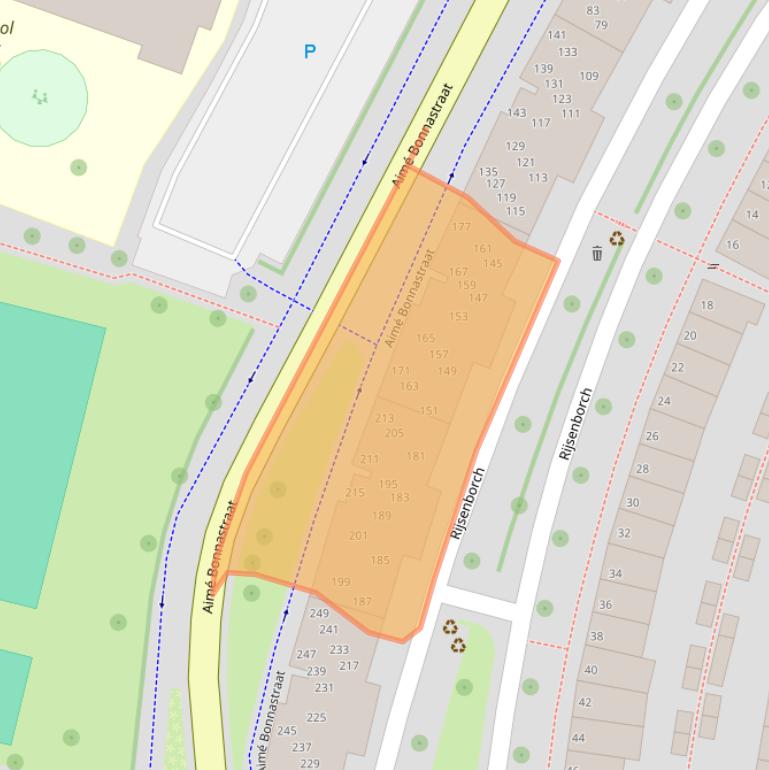 Kaart van postcodegebied 4132HM.