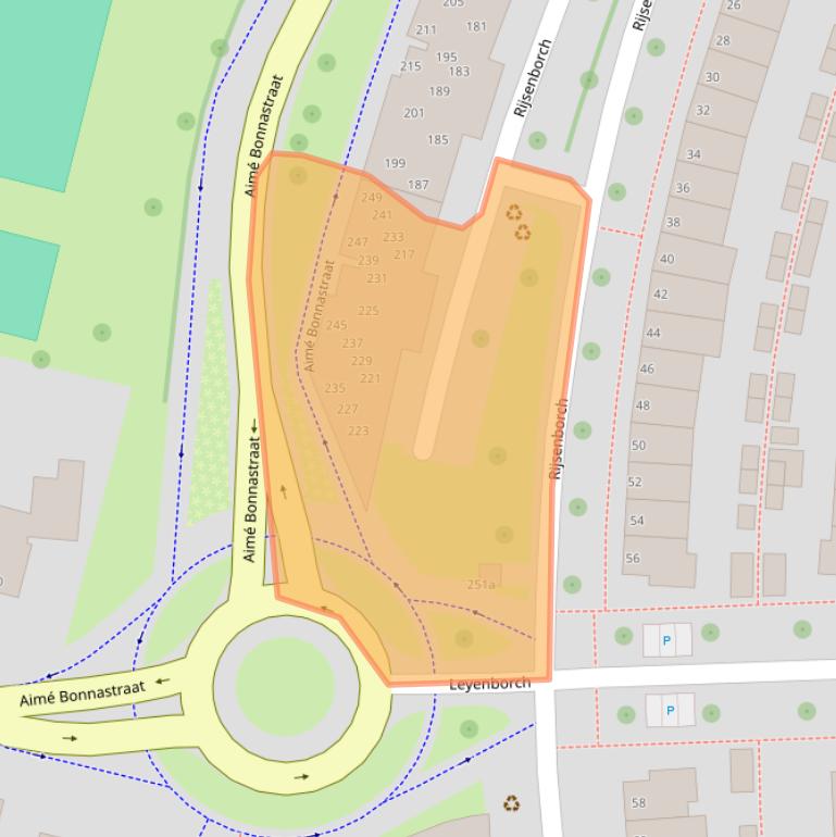 Kaart van postcodegebied 4132HN.