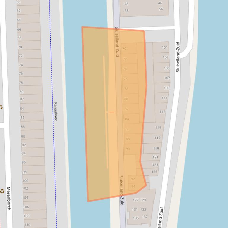 Kaart van postcodegebied 4132SL.