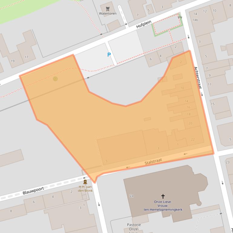 Kaart van postcodegebied 4132VD.