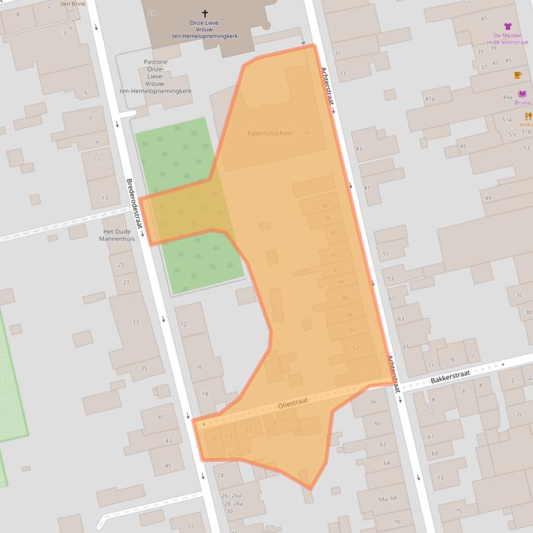 Kaart van postcodegebied 4132VE.