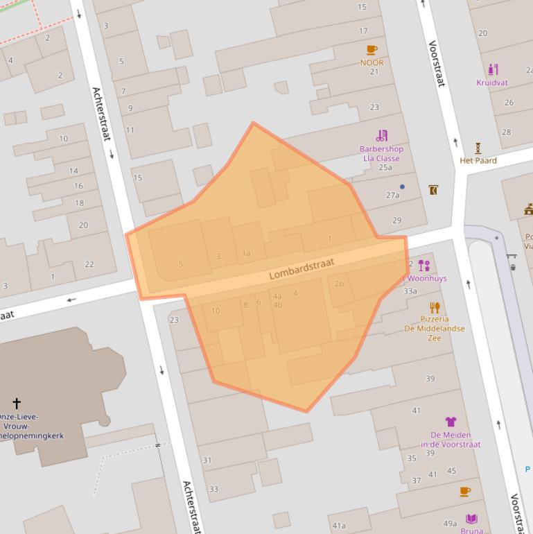 Kaart van postcodegebied 4132VH.