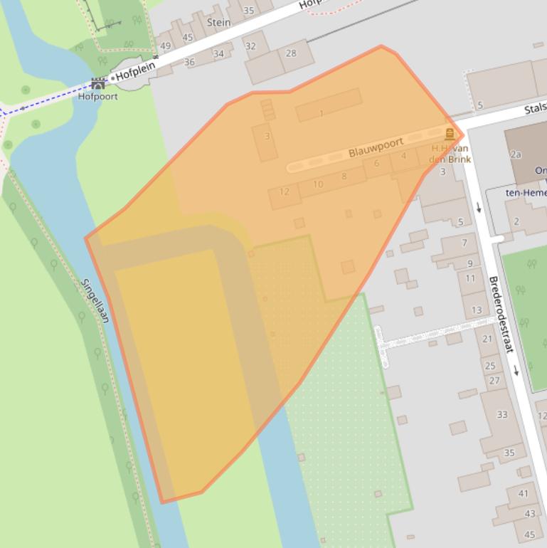 Kaart van postcodegebied 4132VR.