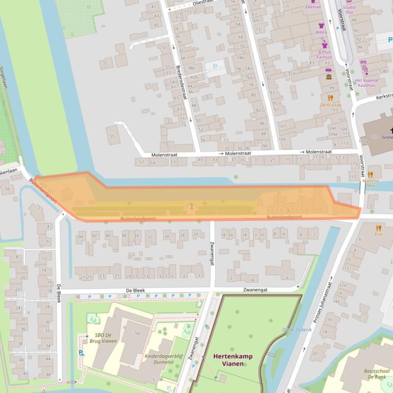 Kaart van postcodegebied 4132XA.