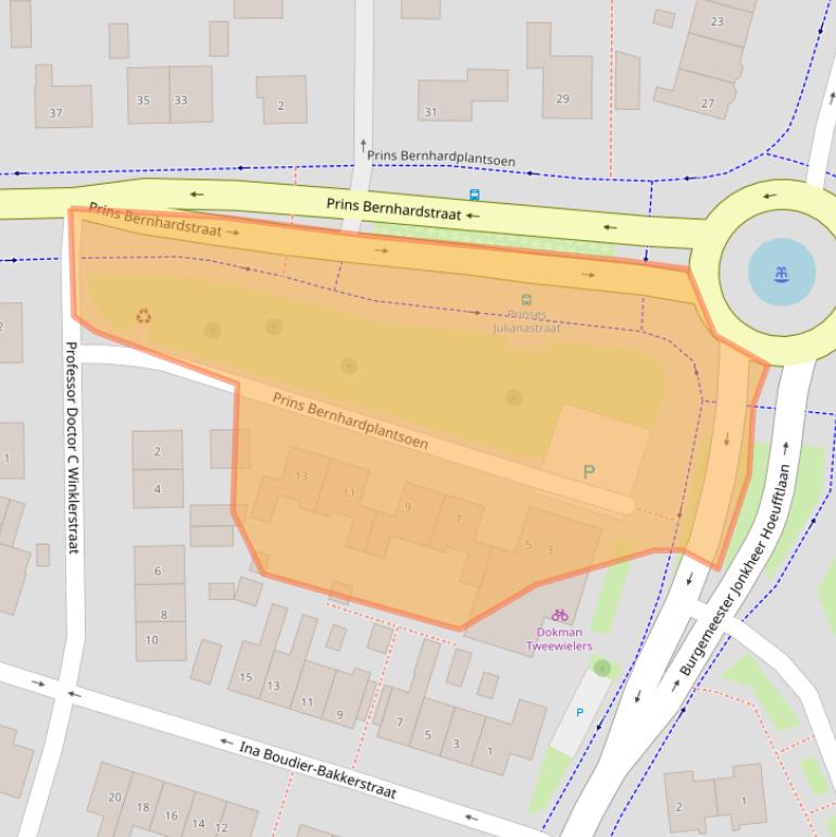 Kaart van postcodegebied 4132XK.