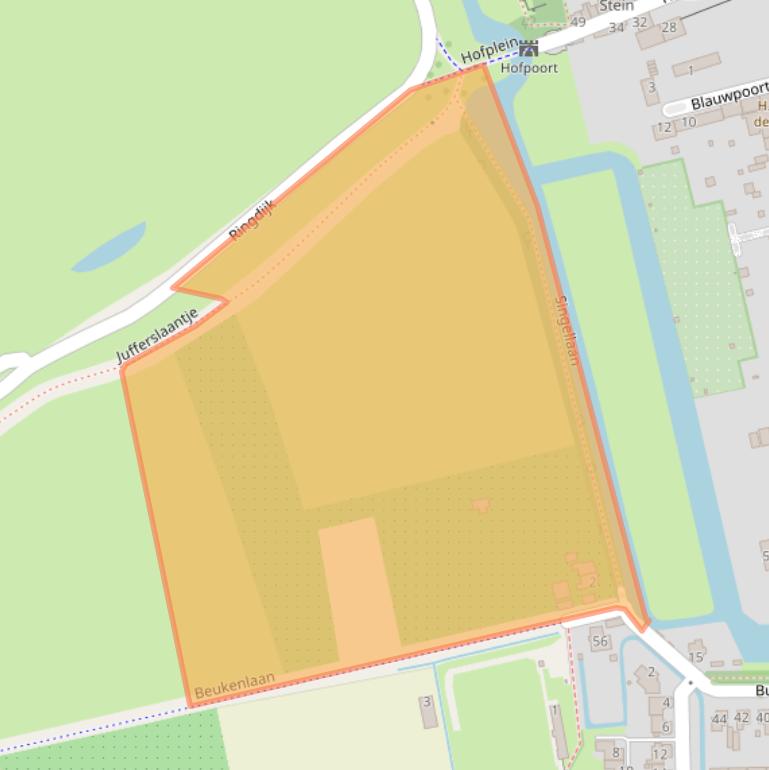 Kaart van postcodegebied 4132XL.