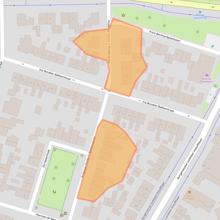 Kaart van postcodegebied 4132XM.